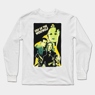 Cry of the Werewolf Movie Art Long Sleeve T-Shirt